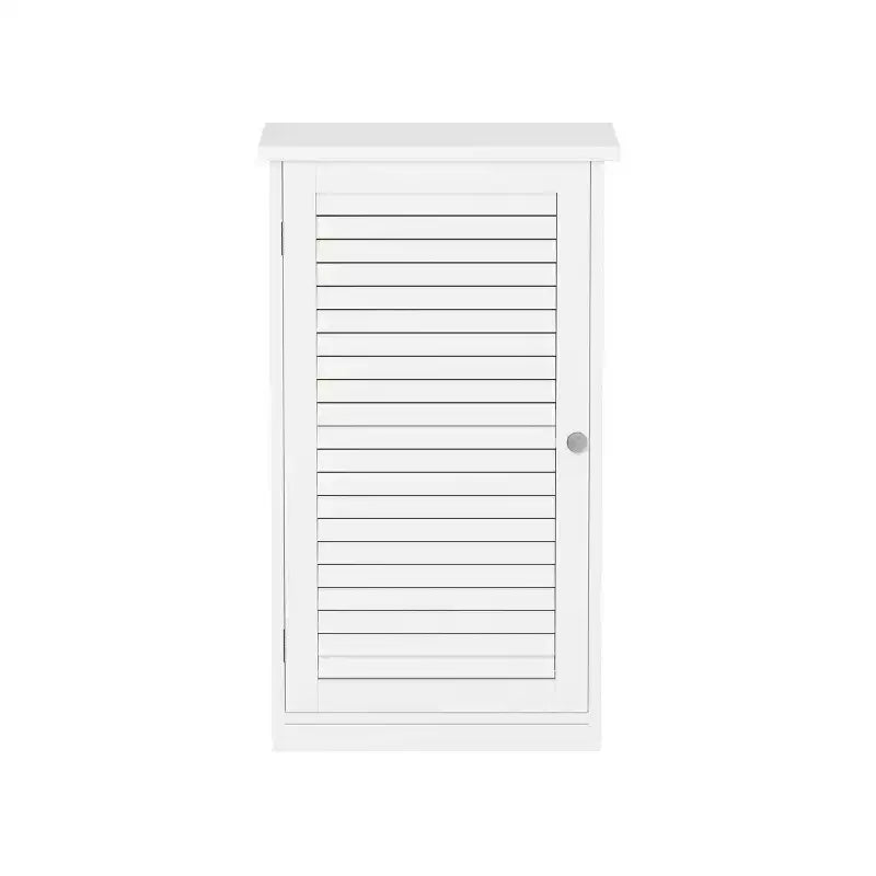 Freestanding Bathroom Linen Cabinet White - Hastings Home
