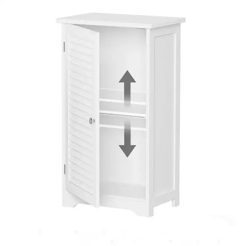 Mobile bagno a colonna da terra bianco