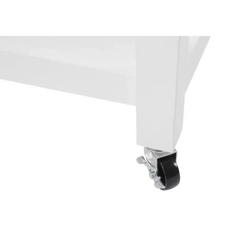 Carrello da Cucina/Isola 30 Mobile con Top in Marmo, Cassetto Inferiore e Cesto Scorrevole in Filo Metallico