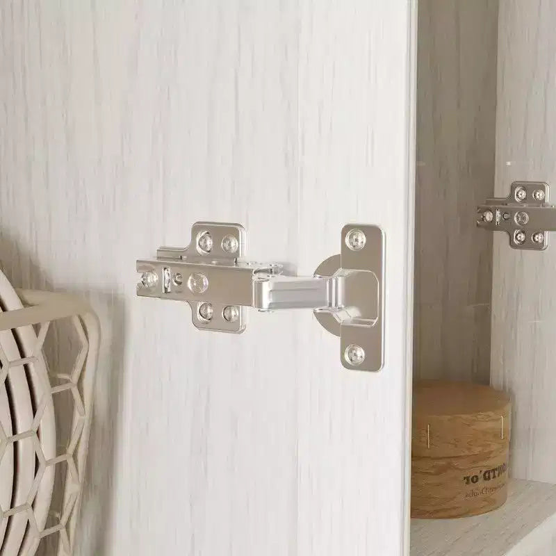Credenza moderna da cucina con ante in vetro, organizer da cucina a cassetti multipli, dispensa da cucina con vani, facile da montare, perfetta per ogni layout di cucina