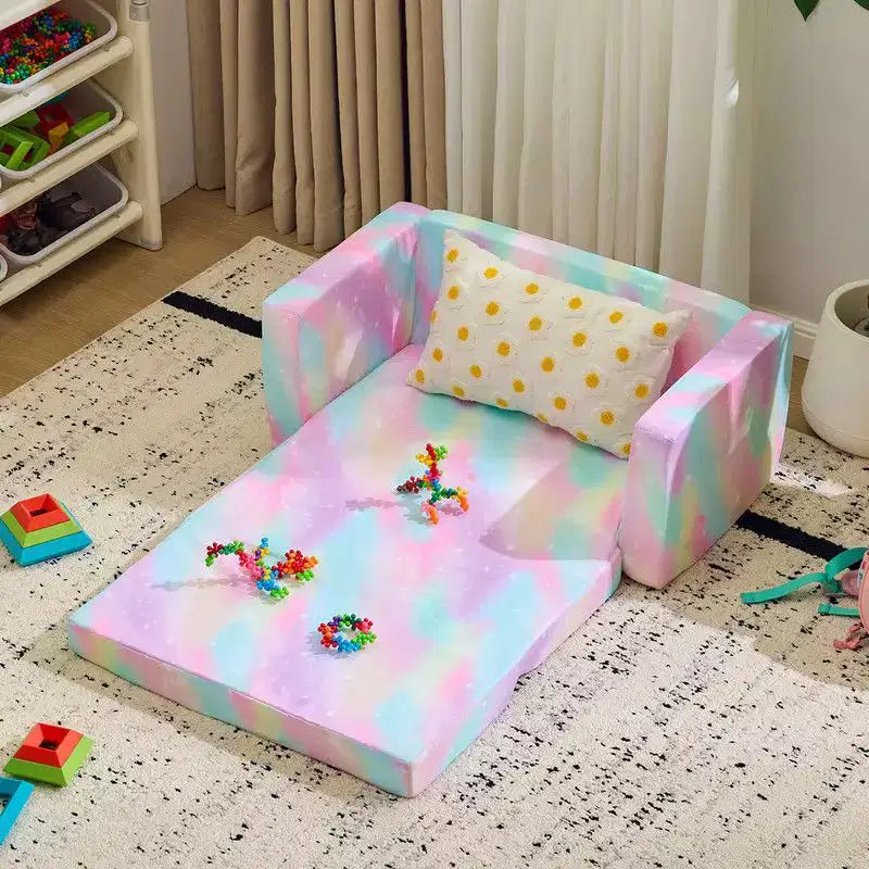 Divano letto pieghevole doppio in spugna per bambini