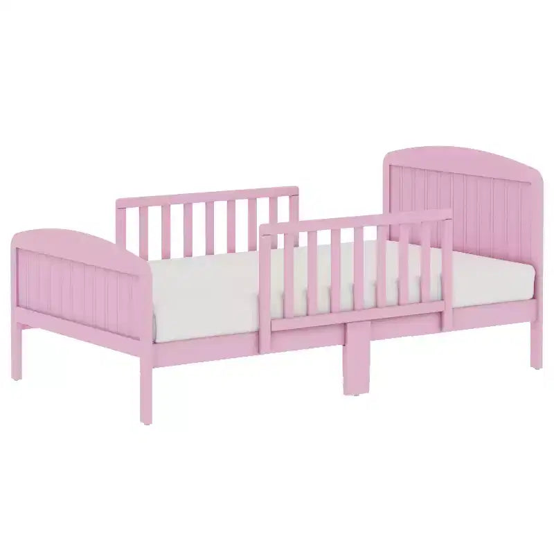Letto per bambini, struttura in legno massiccio con sponde laterali, per età 1-3 anni