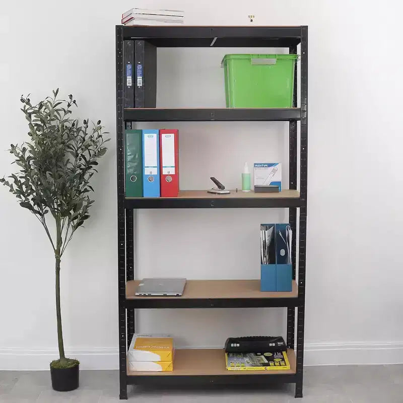 5-Tier Storage Rack, Garage Heavy Duty Metal Storage Shelving, Adjustable 5 Tier Storage Shelves for Kitchen, Basement, Garage 23.6x15.7x47.2in
