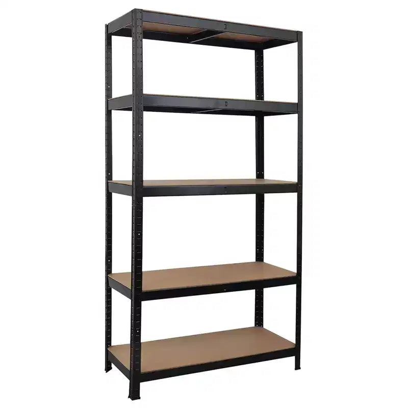 Scaffale di stoccaggio a 5 ripiani, scaffalatura in metallo per garage resistente, scaffali di stoccaggio a 5 ripiani regolabili per cucina, cantina, garage 23,6x15,7x47,2 pollici