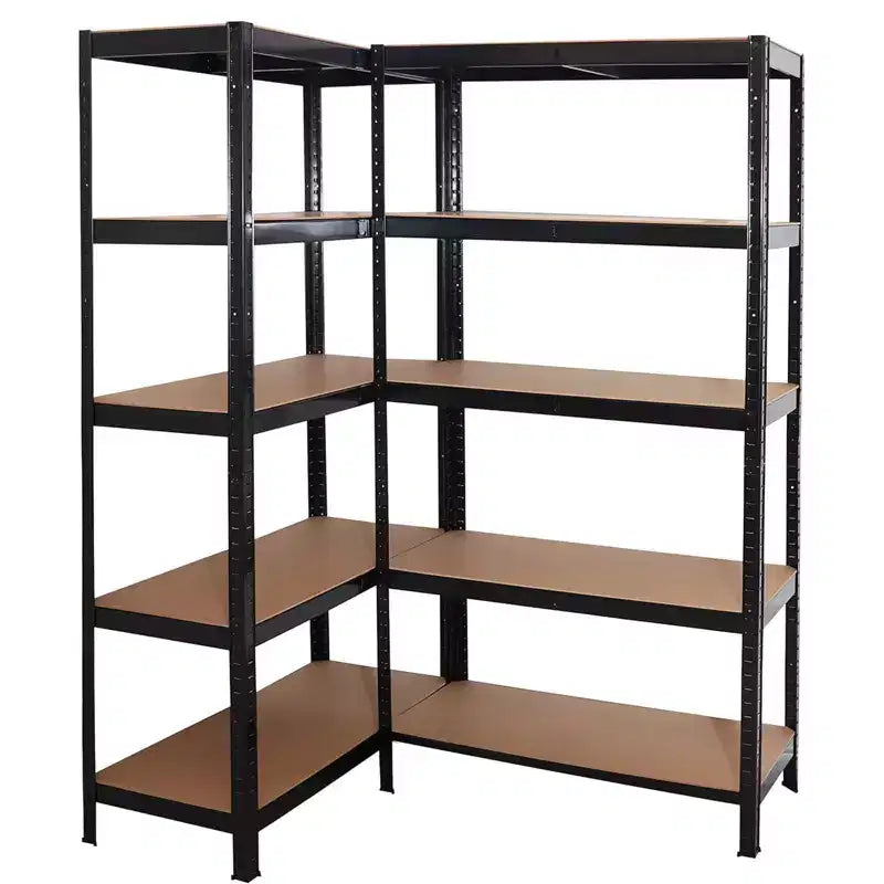 Scaffale di stoccaggio a 5 ripiani, scaffalatura in metallo per garage resistente, scaffali di stoccaggio a 5 ripiani regolabili per cucina, cantina, garage 23,6x15,7x47,2 pollici