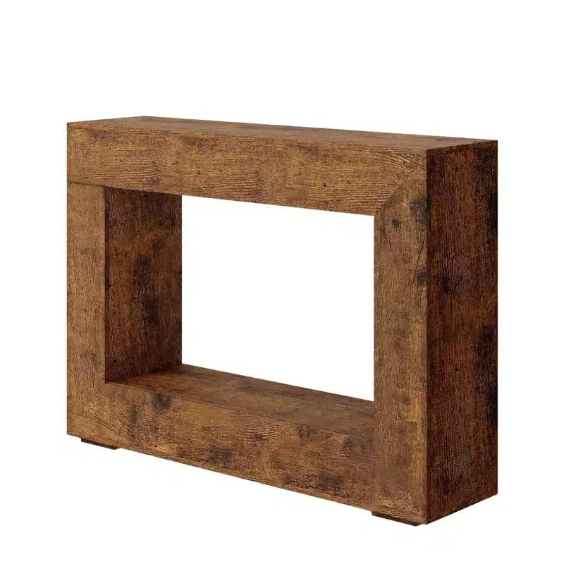 Consolle da fattoria da 47 pollici, Tavolo consolle in legno per ingresso, Tavolo d'appoggio industriale per corridoio per soggiorno, ingresso, foyer