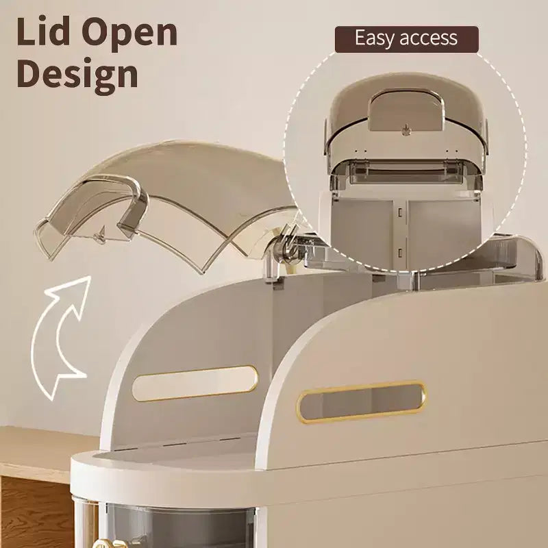 Mobiletto contenitore stretto a 4 ripiani per bagno, armadietto da pavimento impermeabile e salvaspazio, organizer per bagno, lavanderia, cucina, ufficio