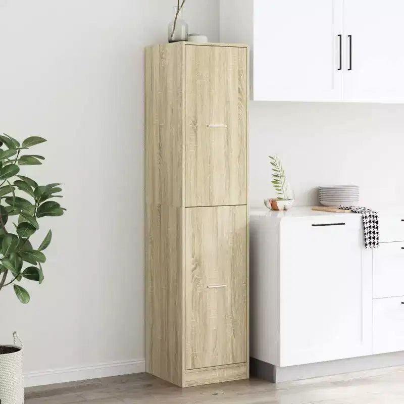 Credenza alta Sonoma Rovere Legno Ingegnerizzato